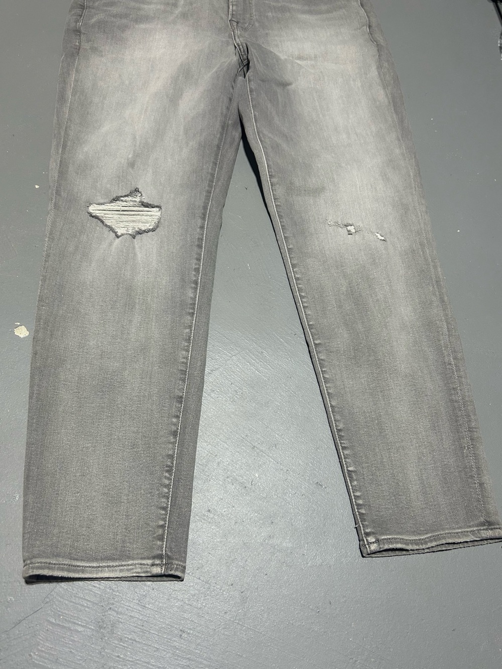 Express Gray Washed Hyper Stretch Skinny Denim Jeans (Men’s Size 34 x 30) - Picture 2 of 13